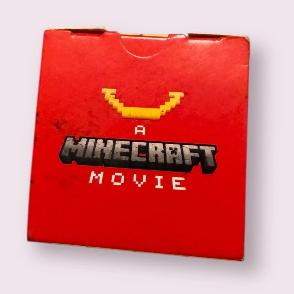 Minecraft Movie McDonald's Gold Block & Dawn #3 Happy Meal Toy NWT Collectible
